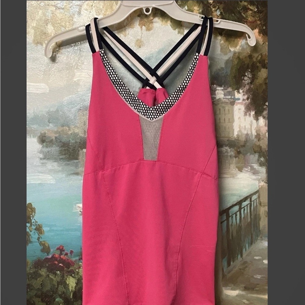 Lucky in Love Vibrant Pink Camisole with Strappy Detail